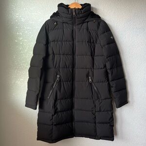 Andrew Marc Black Quilted Puffer Warm Winter Coat Women’s Size S